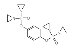 see Phosphinic acid,bis(1-aziridinyl)-,1,4- phenylene ester结构式