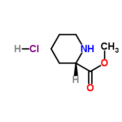 (S)-哌啶-2-甲酸甲酯盐酸盐结构式