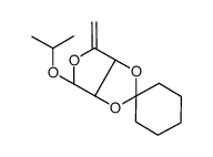 (2R,3S)-2,3-Dihydroxy-4-isopropoxy-γ-butyrolactone Cyclohexyl Ketal结构式