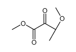 methyl (3S)-3-methoxy-2-oxobutanoate结构式