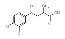 2-甲基-4-氧代-4-(3,4-二氯苯基)丁酸结构式