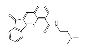 11-Oxo-11H-indeno[1,2-b]quinoline-6-carboxylic acid (2-dimethylamino-ethyl)-amide Structure