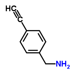 1-(4-Ethynylphenyl)methanamine Structure