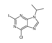 6-chloro-2-iodo-9-propan-2-ylpurine Structure