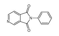 2-Phenyl-1H-pyrrolo[3,4-c]pyridine-1,3(2H)-dione结构式