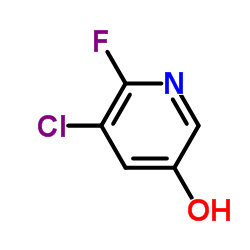3-氯-2-氟-5-羟基吡啶结构式