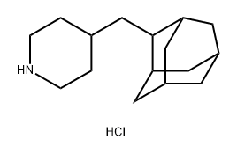 4-(金刚烷-2-基甲基)哌啶盐酸盐结构式
