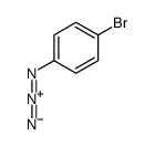 1-叠氮基-4-溴苯结构式