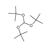 Orthoformic acid tri-tert-butyl ester Structure