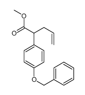 2-(4-(苄氧基)苯基)戊-4-烯酸甲酯结构式