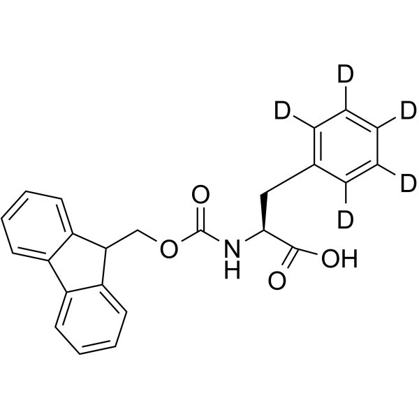 Fmoc-L-苯丙氨酸-D5结构式