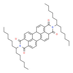 2,9-二(十三烷-7-基)蒽[2,1,9-def:6,5,10-d'e'f']二异喹啉-1,3,8,10(2H,3aH,9H,12bH)-四酮结构式