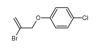 2-bromo-3-(4-chlorophenoxy)propene Structure
