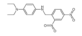 N.N-Diethyl-N'-(2.4-dinitro)-benzyl-p-phenylendiamin结构式