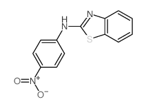 N-(4-nitrophenyl)benzothiazol-2-amine Structure