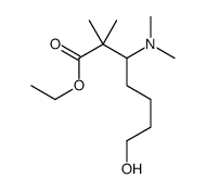 ethyl 3-(dimethylamino)-7-hydroxy-2,2-dimethylheptanoate Structure