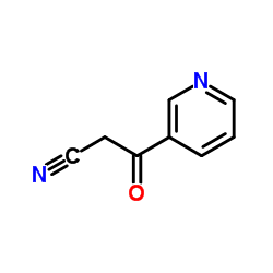 3-氧代-3-(3-吡啶基)丙腈结构式