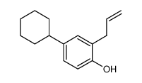 2-allyl-4-cyclohexylphenol Structure