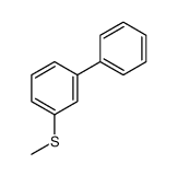 1-methylsulfanyl-3-phenylbenzene结构式