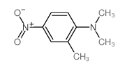 N,N,2-trimethyl-4-nitro-aniline结构式