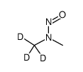N-亚硝基二甲胺-D3结构式