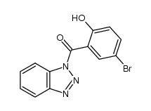 (benzotriazol-1-yl)(5-bromo-2-hydroxyphenyl)methanone结构式