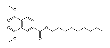 1,2,4-Benzenetricarboxylic acid 1,2-dimethyl 4-nonyl ester Structure