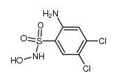2-amino-4,5-dichloro-N-hydroxy-benzenesulfonamide Structure