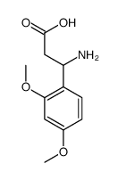 3-AMINO-3-(2,4-DIMETHOXY-PHENYL)-PROPIONIC ACID structure