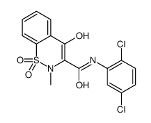N-(2,5-Dichlorophenyl)-4-hydroxy-2-methyl-2H-1,2-benzothiazine-3- carboxamide 1,1-dioxide Structure
