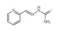 Hydrazinecarbothioamide,2-(2-pyridinylmethylene)-结构式