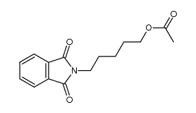 5-(1,3-dioxoisoindolin-2-yl)pentyl acetate Structure
