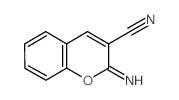 2-iminochromene-3-carbonitrile Structure