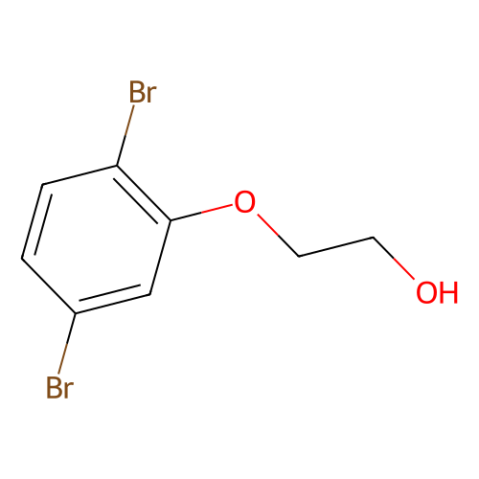 2-(2,5-dibromophenoxy)ethanol结构式
