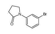 1-(3-bromophenyl)pyrrolidin-2-one Structure