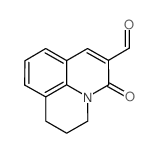 5-oxo-2,3-dihydro-1H,5H-pyrido[3,2,1-ij]quinoline-6-carbaldehyde Structure