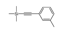 3-甲基苯基(三甲基硅)乙炔结构式