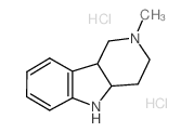 2-甲基-2,3,4,4a,5,9b-六氢-1H-吡啶并-[4,3-b]吲哚双盐酸盐结构式