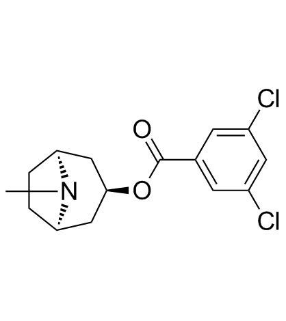 3-托烷-3,5-二氯苯甲酸结构式