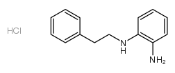 N-(2-氨基苯基)-n-(2-苯基乙基)胺盐酸盐结构式