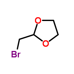 2-溴甲基-1,3-二氧戊烷结构式