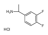(R)-3,4-二氟苯乙胺盐酸盐结构式