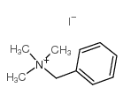 Benzyltrimethylammonium iodide structure