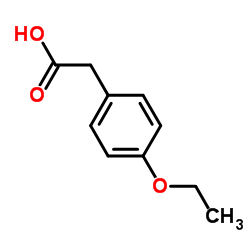 4-乙氧基苯乙酸结构式