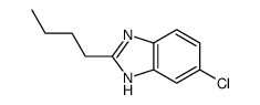 2-butyl-6-chloro-1H-benzimidazole Structure