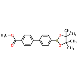 4’-(甲氧羰基)联苯-4-硼酸结构式