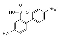 5-amino-2-(4-aminophenyl)benzenesulfonic acid Structure