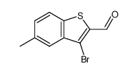 3-Bromo-5-Methylbenzo[b]thiophene-2-carbaldehyde Structure