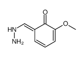 6-(hydrazinylmethylidene)-2-methoxycyclohexa-2,4-dien-1-one Structure