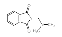 2-(dimethylaminomethyl)isoindole-1,3-dione结构式